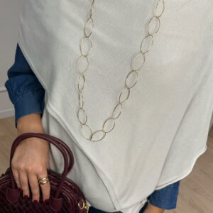 Blusa/Capa Asimétrica