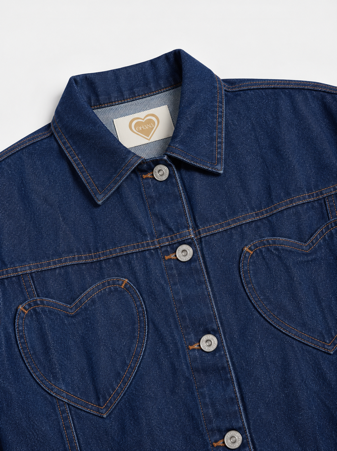 Chaqueta Denim Corazones - Imagen 2