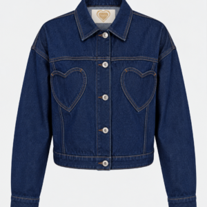 Chaqueta Denim Corazones