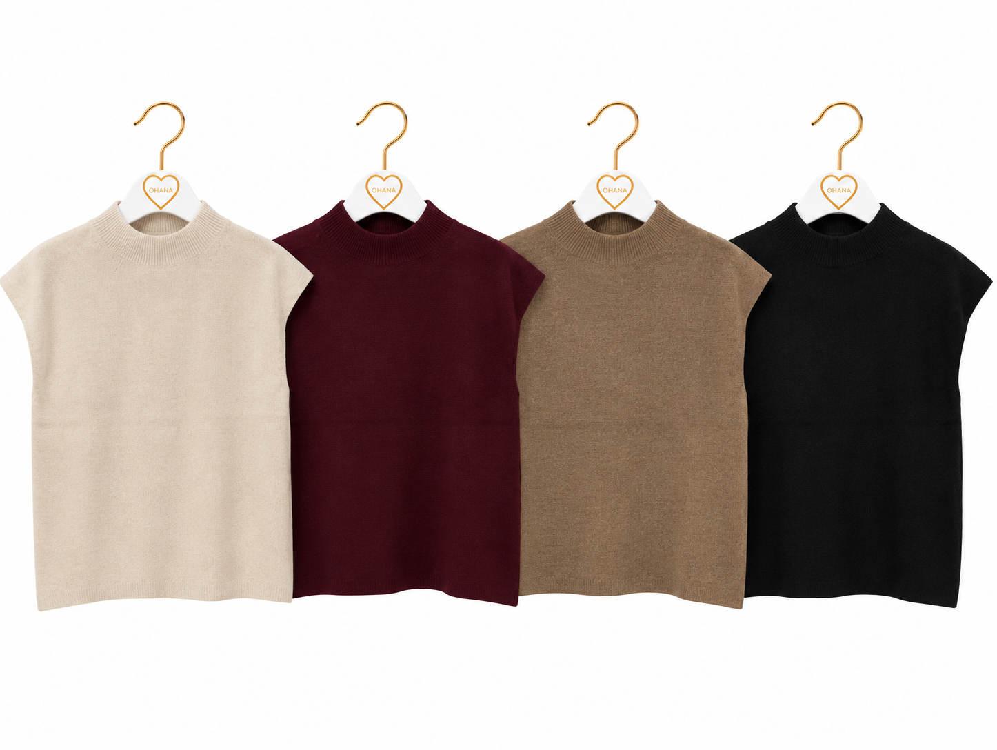 Top Punto Cuello Alto