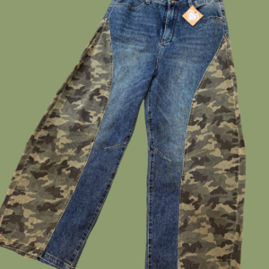 Pantalón Denim y Militar